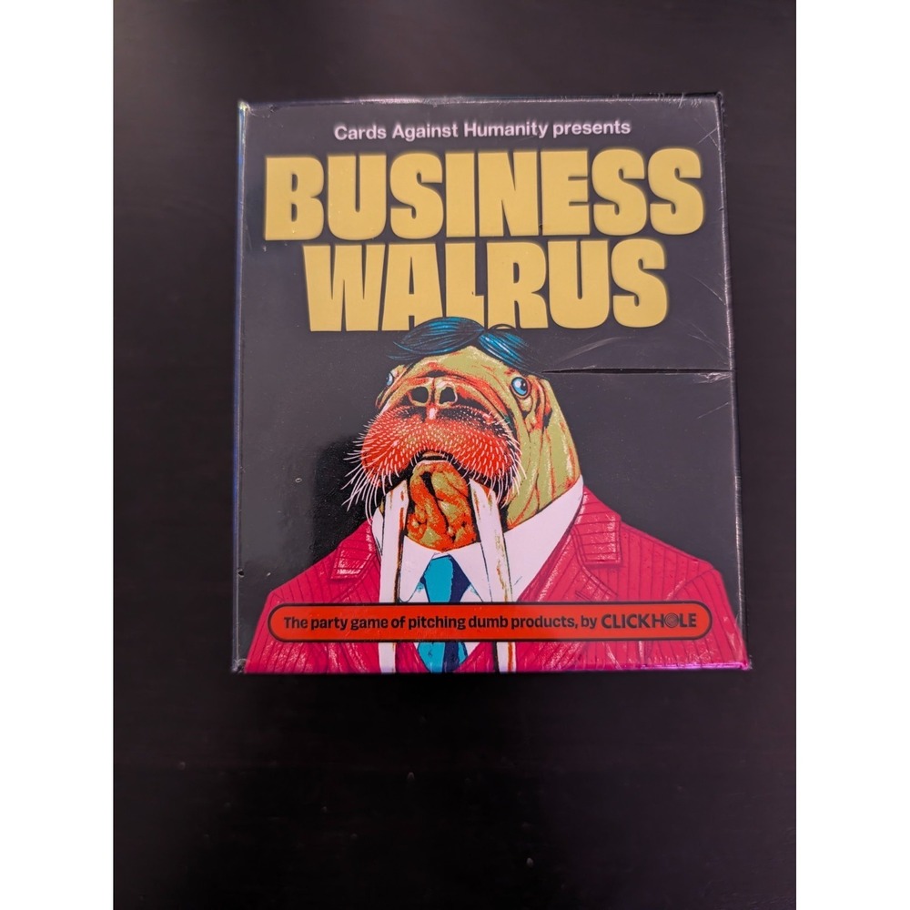 Business Walrus Party Game ClickHole Cards Against Humanity New 817246021023